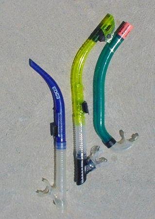 snorkel size and dead air space