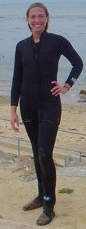 diver wearing a wetsuit