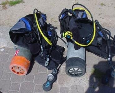 storing scuba unit