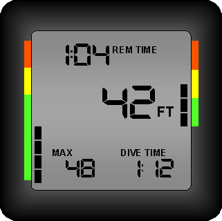 dive computer dive mode