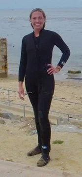 Diver in wetsuit