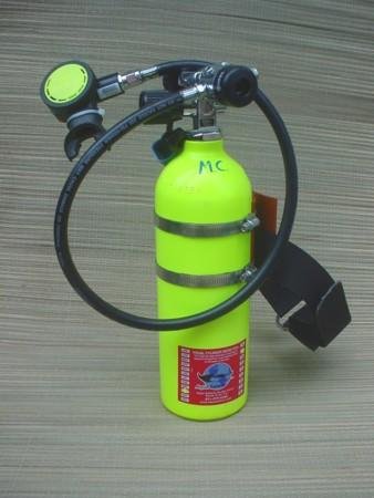 Pony bottle with regulator