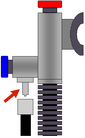 Power inflator air inlet