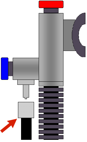 Power inflator low-pressure hose