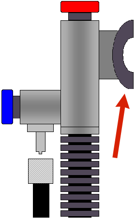 Power inflator mouth piece