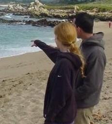 Divers assessing site conditions